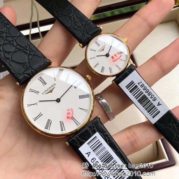 LONGINES浪琴 經典嘉嵐系列 情侶對表 WSS1227